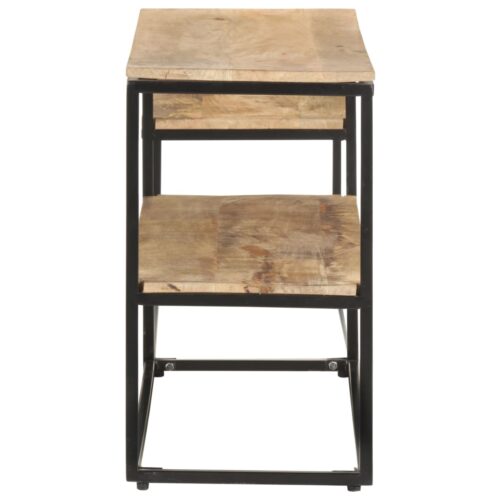 TV Cabinet 180x30x50cm Rough Mango Wood - Image 3