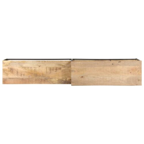 TV Cabinet 180x30x50cm Rough Mango Wood - Image 5