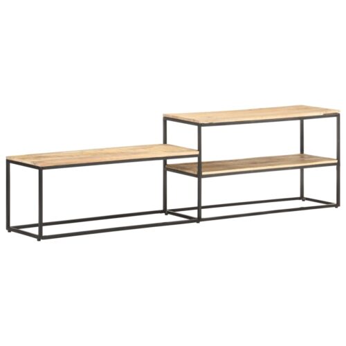 TV Cabinet 180x30x50cm Rough Mango Wood - Image 12