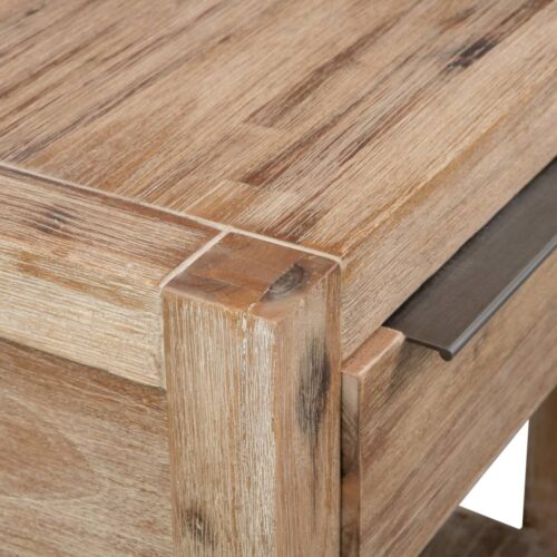 Nightstands with Drawers 2pcs 40x30x48cm Solid Acacia Wood - Image 6