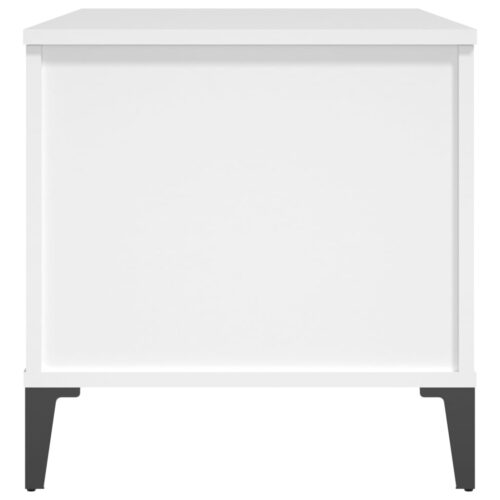 Coffee Table White 90x44.5x45cm Engineered Wood - Image 8