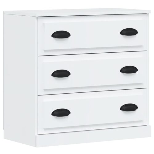Sideboards 3pcs High Gloss White Engineered Wood - Image 6