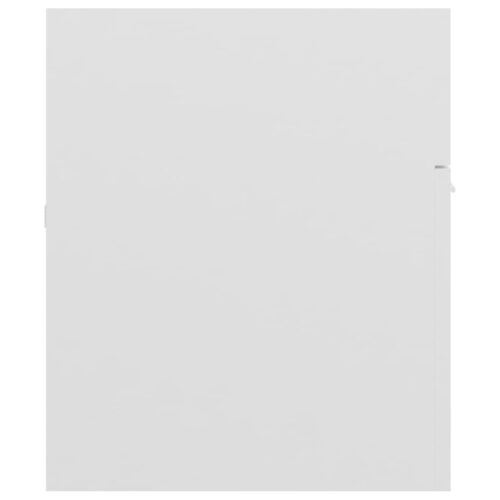 2-Piece Bathroom Furniture Set High Gloss White Engineered Wood - Image 10