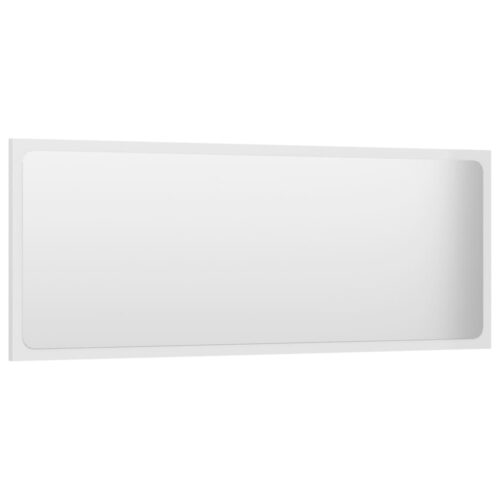 2-Piece Bathroom Furniture Set High Gloss White Engineered Wood - Image 11