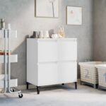 Sideboard White 60x35x70cm Engineered Wood