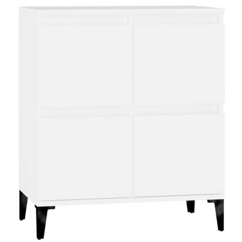Sideboard White 60x35x70cm Engineered Wood - Image 2