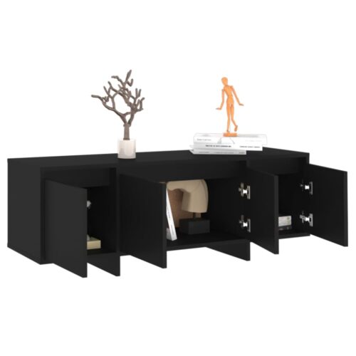 TV Cabinet Black 120x30x40.5cm Engineered Wood - Image 5