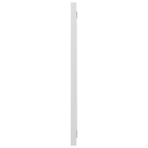 Bathroom Mirror High Gloss White 90x1.5x37cm Engineered Wood - Image 4