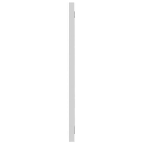 Bathroom Mirror White 90x1.5x37cm Engineered Wood - Image 4