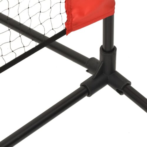 Tennis Net Black Red 500x100x87cm Polyester - Image 5