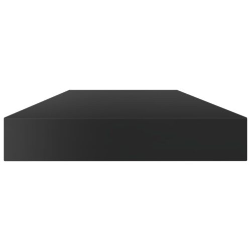 Bookshelf Boards 4pcs High Gloss Black 80x10x1.5cm Engineered Wood - Image 3