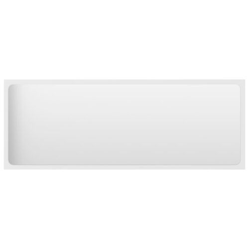 2-Piece Bathroom Furniture Set White Engineered Wood - Image 8