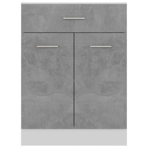 Drawer Bottom Cabinet Concrete Grey 60x46x81.5cm Engineered Wood - Image 5