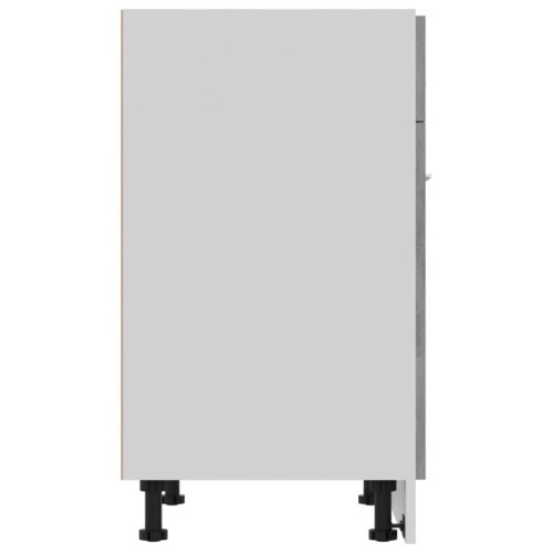 Drawer Bottom Cabinet Concrete Grey 60x46x81.5cm Engineered Wood - Image 6