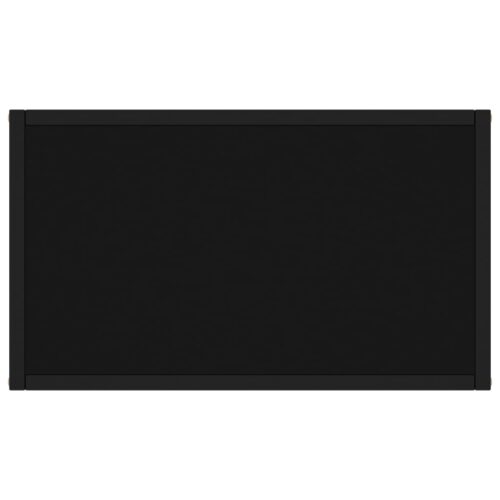 Console Table Black 60x35x75cm Tempered Glass - Image 4
