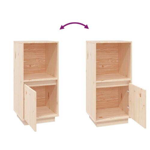 Pine Wood Sideboard Buffet Cabinet Storage Drawers Doors Pantry Kitchen Cupboard - Image 6