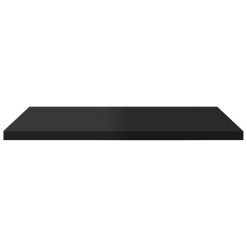 Bookshelf Boards 4pcs High Gloss Black 40x30x1.5cm Engineered Wood - Image 4