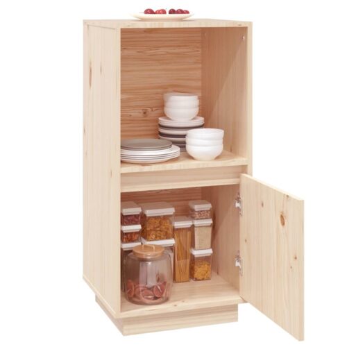 Pine Wood Sideboard Buffet Cabinet Storage Drawers Doors Pantry Kitchen Cupboard - Image 9