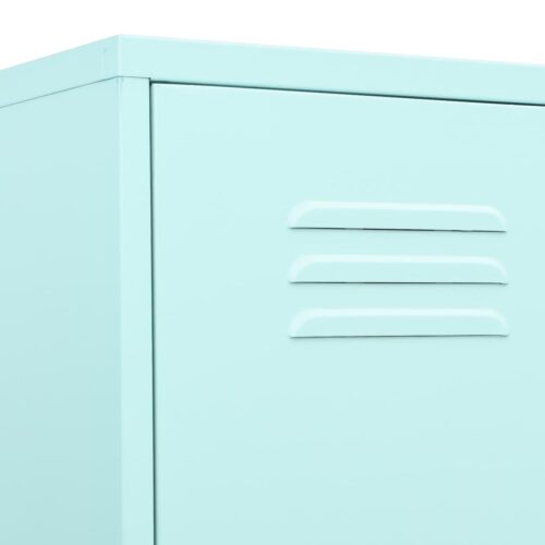 Steel Locker Cabinet Office Gym Garage Filing Storage Cupboard Wardrobe Mint - Image 7