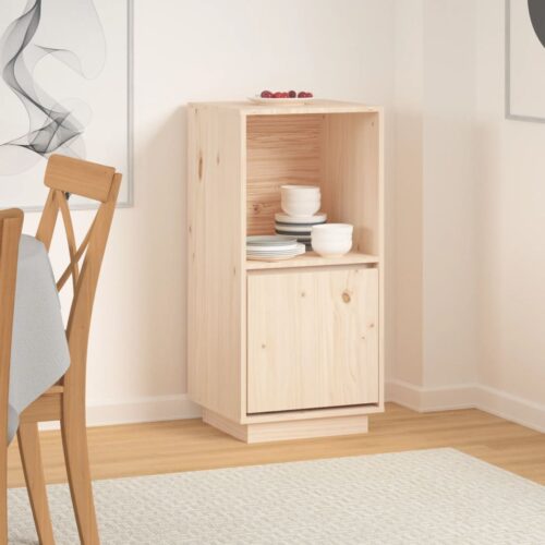 Pine Wood Sideboard Buffet Cabinet Storage Drawers Doors Pantry Kitchen Cupboard - Image 12