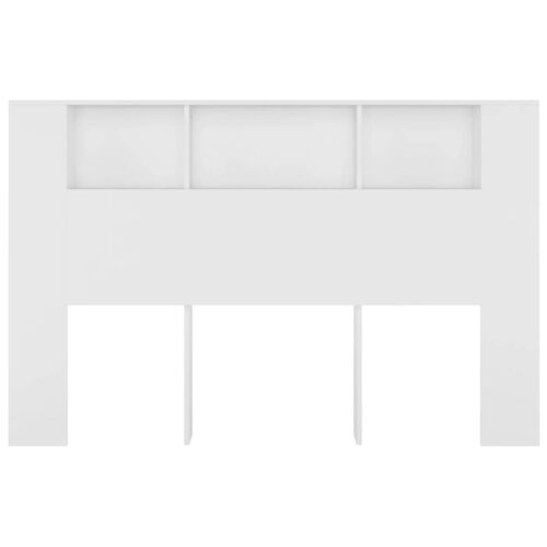 Headboard Cabinet White 160cm - Image 4