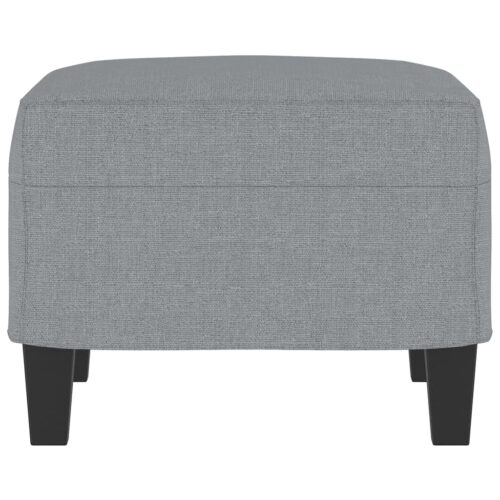 Footstool Light Grey 60x50x41 cm Fabric - Image 4