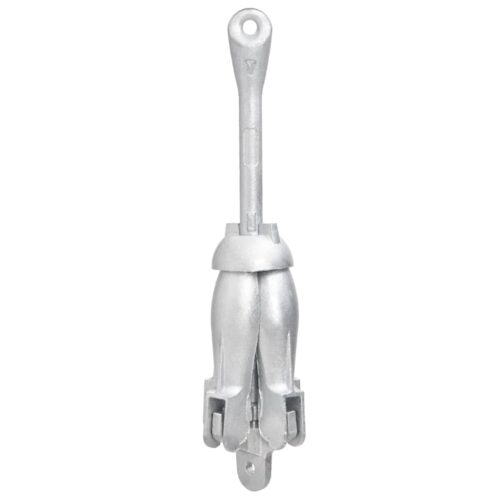 Folding Anchor with Rope Silver 8 kg Malleable Iron - Image 5