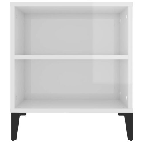 TV Cabinet High Gloss White 102x44.5x50cm Engineered Wood - Image 8