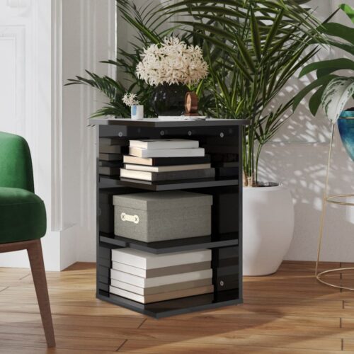 Gloss Wooden Sideboard Cabinet Storage Bookcase Shelf Display Rack Nightstand - Image 10