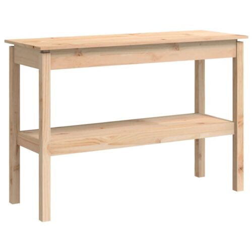 Console Table 110x40x75cm Solid Wood Pine - Image 2