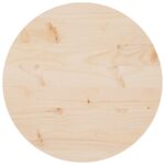Round Table Top 50x2.5cm Solid Pine Wood DIY Desk Panel Board