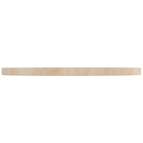 Round Table Top 50x2.5cm Solid Pine Wood DIY Desk Panel Board - Image 3