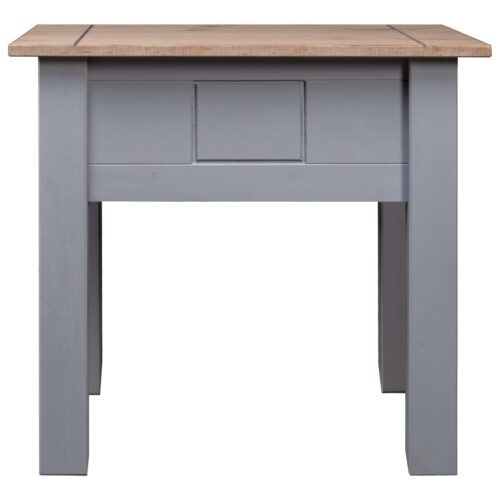 Nightstand Grey 50.5x50.5x52.5cm Pine Panama Range - Image 2