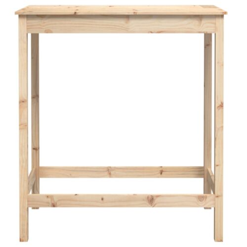 Bar Table 100x50x110cm Solid Wood Pine - Image 5