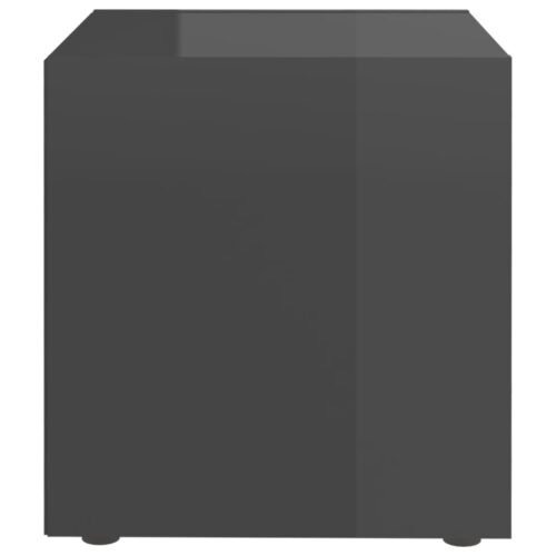 TV Cabinets 2pcs High Gloss Grey 37x35x37cm Engineered Wood - Image 6