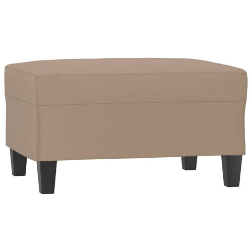 Footstool Cappuccino 70x55x41cm Faux Leather - Image 2