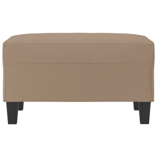 Footstool Cappuccino 70x55x41cm Faux Leather - Image 3