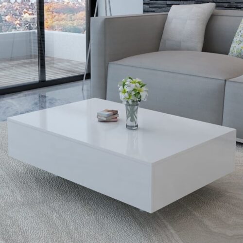Coffee Table High Gloss White