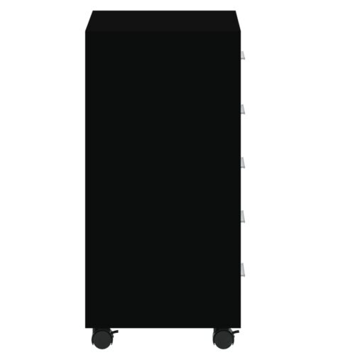 Wooden Chest Drawers Cabinet Dresser Tallboy Sideboard Storage Rack on Wheels - Image 7