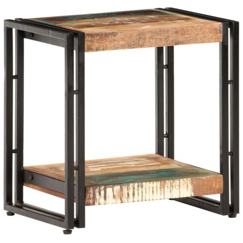 Side Table 40x30x40cm Solid Reclaimed Wood