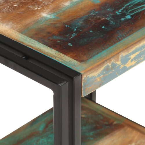Side Table 40x30x40cm Solid Reclaimed Wood - Image 4