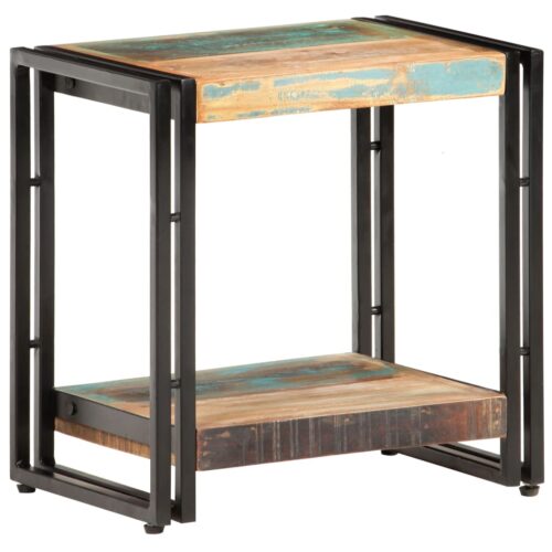 Side Table 40x30x40cm Solid Reclaimed Wood - Image 9