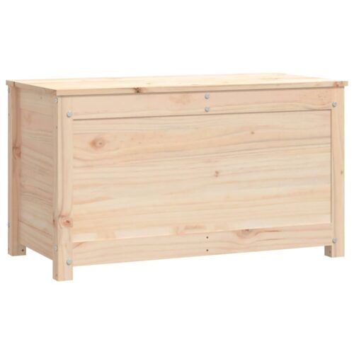 Storage Box 80x40x45.5cm Solid Wood Pine - Image 5