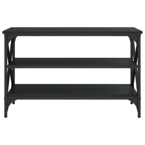 TV Cabinet Black 80x40x50cm Engineered Wood - Image 5