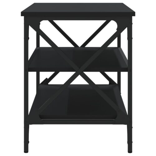 TV Cabinet Black 80x40x50cm Engineered Wood - Image 6