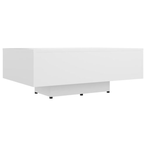 Coffee Table White 85x55x31cm Engineered Wood - Image 2
