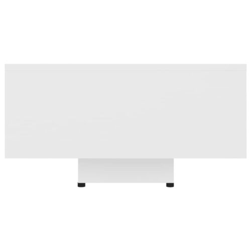 Coffee Table White 85x55x31cm Engineered Wood - Image 4
