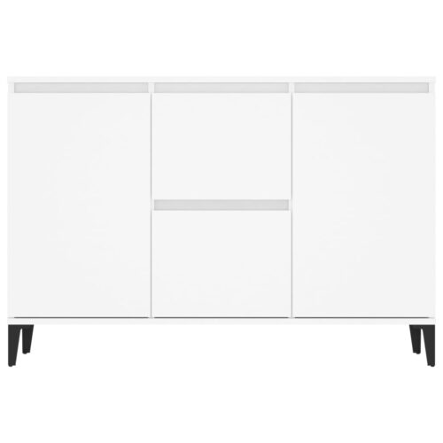 Sideboard White 104x35x70cm Engineered Wood - Image 5