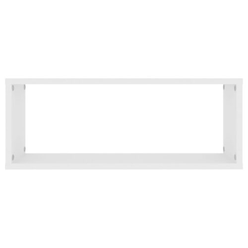 Wall Cube Shelves 6pcs White 60x15x23cm Engineered Wood - Image 5