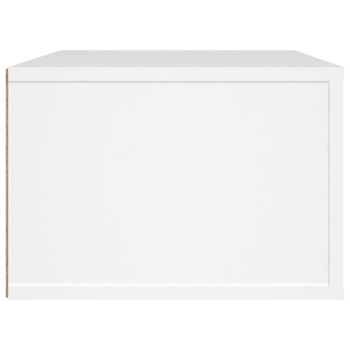 Hanging TV Cabinet White 80x36x25cm Engineered Wood - Image 8